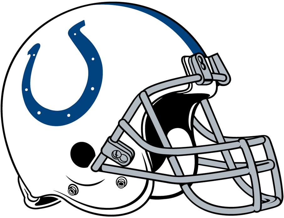 Indianapolis Colts 2004-Pres Helmet Logo t shirt iron on transfers...